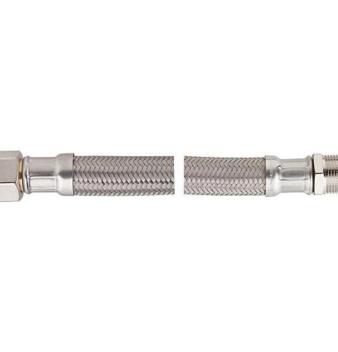 Panzerschläuche KTW-A Mit Edelstahlumflechtung L=500mm 3/4″ IGÜxAG