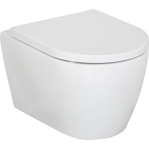 Combi-Pack Evenes Aimera Compact Wand-WC spülrandlos mit WC-Sitz Softclose