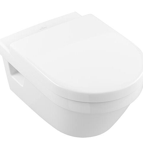 Combi-Pack Villeroy & Boch Architectura Wand-Tiefspül-WC Direct Flush Spülrandlos + WC-Sitz Softclose,weiß