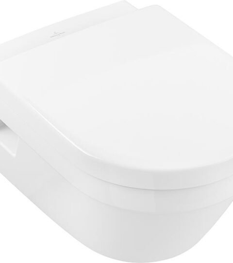 Combi-Pack Villeroy & Boch Architectura Wand-Tiefspül-WC Direct Flush Compact+WC-Sitz Softclose,weiß