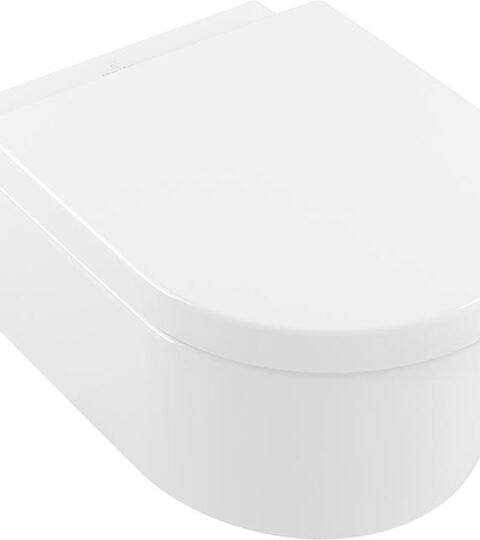 Combi-Pack Villeroy & Boch Avento Wandtiefspül-WC Spülrandlos + WC-Sitz Softclose, Weiß