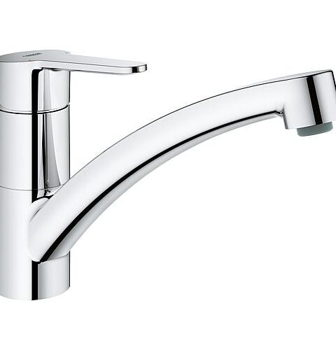 Spültischmischer Grohe BauEco Schwenkauslauf Ausladung 231 Mm Chrom