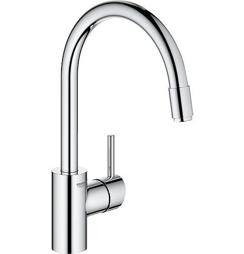 Spültischmischer Grohe Concetto Mit Herausziehbarem Auslauf Ausladung 215 Mm Chrom
