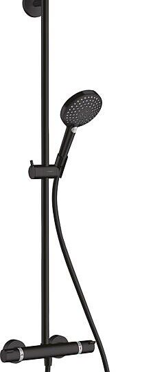 Brause-System Hansgrohe Showerpipe Croma Select S 280 Handbrause, Kopfbrause Ø 280 Mm Und Thermostat Mattschwarz