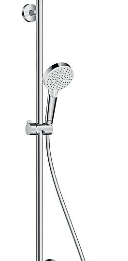 Brause-System Hansgrohe Crometta S240 Handbrause, Kopfbrause Ø 240 Mm Und Thermostat Chrom