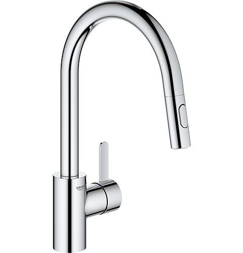 Spültischmischer Grohe Eurosmart Cosmopolitan Mit Herausziehbare Geschirrbrause Ausladung 223 Mm Chrom