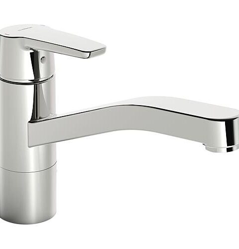 Spültischmischer Hansa Hansapolo ND CU-Rohr Ausladung 215 Mm Chrom