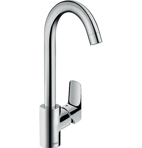 Spültischmischer Hansgrohe Logis M31 Schwenkauslauf Ausladung 145 Mm Chrom