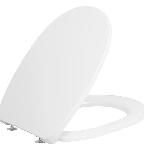 WC-Sitz Design „Onovo Slim“ Mit Absenkautomatik, Duroplast Weiß