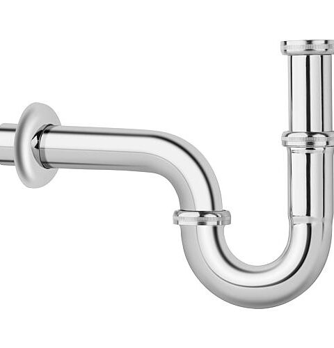 Röhrensiphon Ms.verchromt 11/4″ DN 32 DIN-geprüft