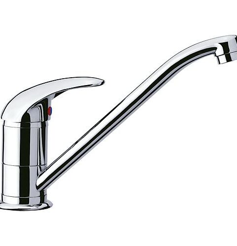 Spültischmischer Rumba II Schwenkauslauf Ausladung 227 Mm Verchromt
