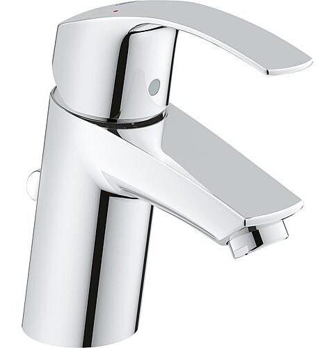 Waschtischmischer Grohe Eurosmart Standard S-Size Ausladung 104 Mm Chrom Mit Ablaufgarnitur