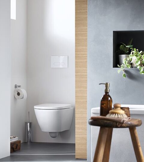 Combi-Pack Duravit D-Neo Spülrandlos, Geschlossene Keramik, Weiß