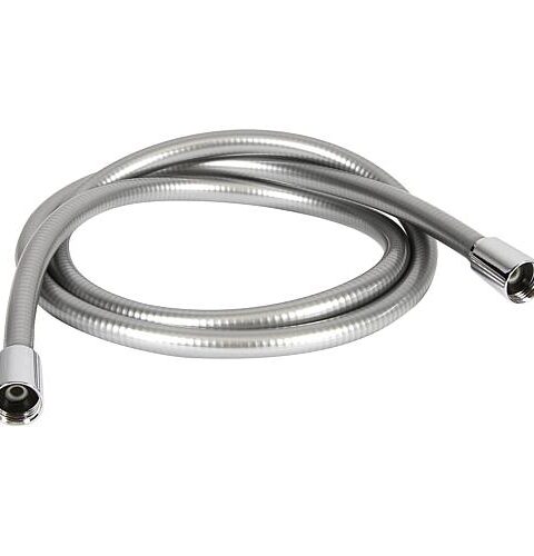 Brauseschlauch Silverline DN15-1250 Mm Silber-hochglänzend Beidseitiger Drehwirbel