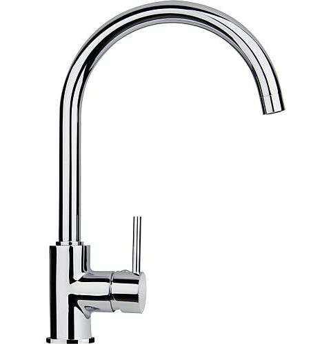 Spültischmischer Salsa Compact Schwenkauslauf Ausladung 212 Mm Verchromt