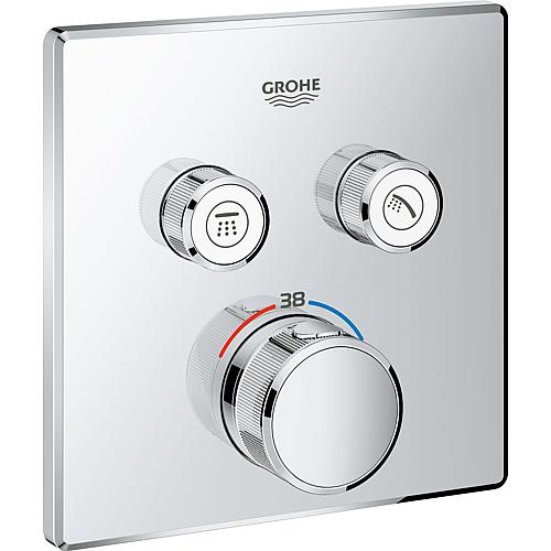 UP-Thermostat Grohe Grohtherm SmartControl chrom mit 2 Absperrventilen