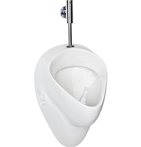 Urinal EBO Komplett-Set Zulauf Von Oben BxHxT: 345x560x380 Mm Keramik Weiß