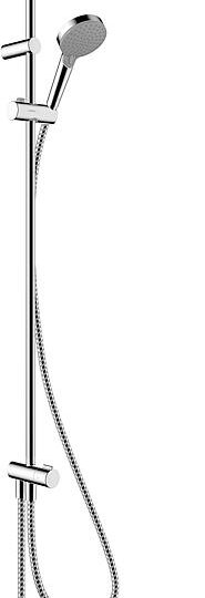 Brause-System Hansgrohe 200 1jet Vernis Blend Handbrause, Kopfbrause Ø 205 Mm Und Thermostat Chrom