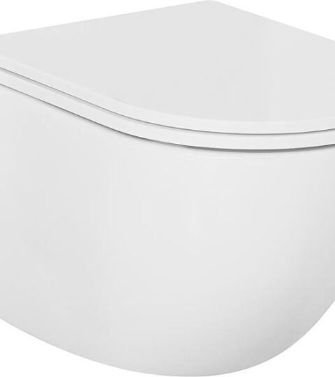 Wand-Tiefspül-WC Elanda Spülrandlos 355x340x515 Mm Keramik Weiß