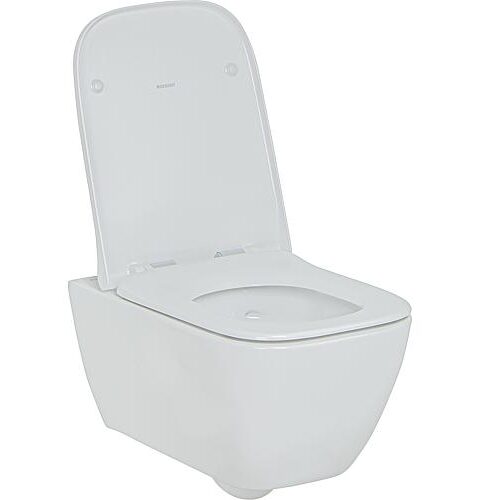 Wand-Tiefspül-WC Geberit Smyle Square, Spülrandlos, Weiß BxHxT: 350x330x540mm