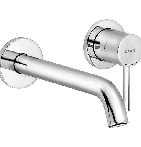 Wand-Waschtischarmatur Kludi Bozz Ausladung 180 Mm, Chrom