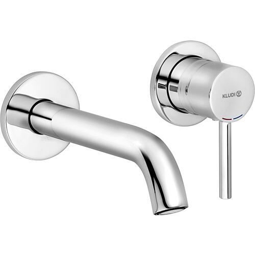 Wand-Waschtischarmatur Kludi Bozz Ausladung 230 mm, chrom