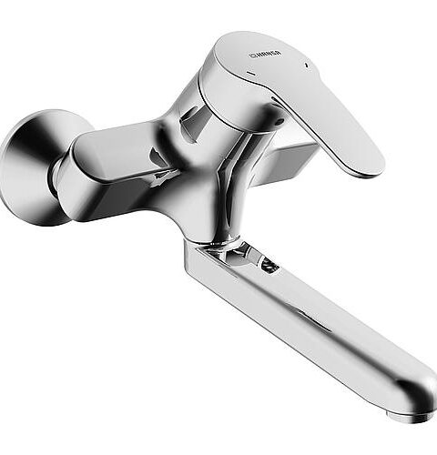 Wand-Waschtischmischer Hansa Hansamix Schwenkauslauf Ausladung 235 Mm Chrom