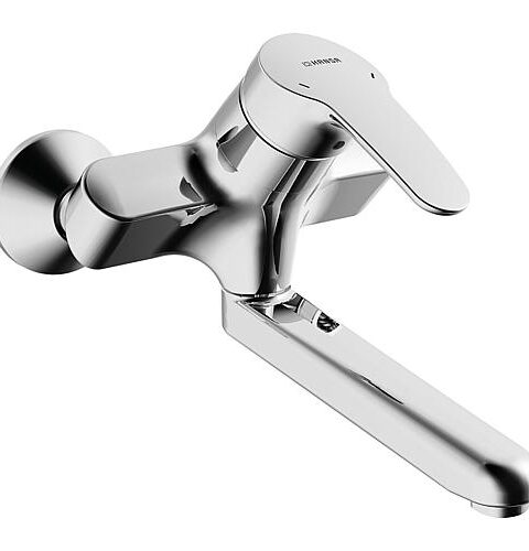 Wand-Waschtischmischer Hansa Hansamix Schwenkauslauf Ausladung 246 Mm Chrom