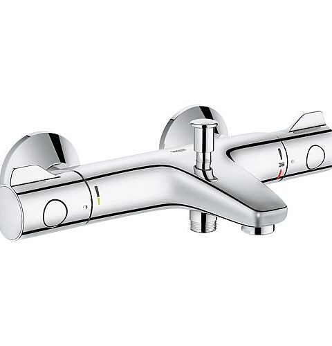 AP-Wannenthermostat Grohe Grohtherm 800 Ausladung 168 Mm Chrom