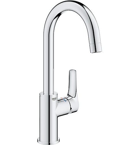 Waschtischmischer Grohe Eurosmart L-Size Ausladung 140 Mm Chrom Push-open Ablauf