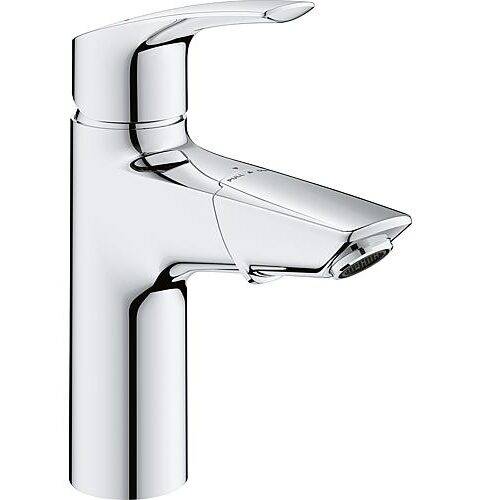 Waschtischmischer Grohe Eurosmart M-Size Ausladung 121 Mm Chrom Mit Ablaufgarnitur Und Herausziehbarem Auslauf