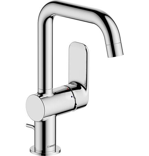 Waschtischmischer Hansabasic Ausladung 150 Mm, Hebel Seitlich, Chrom