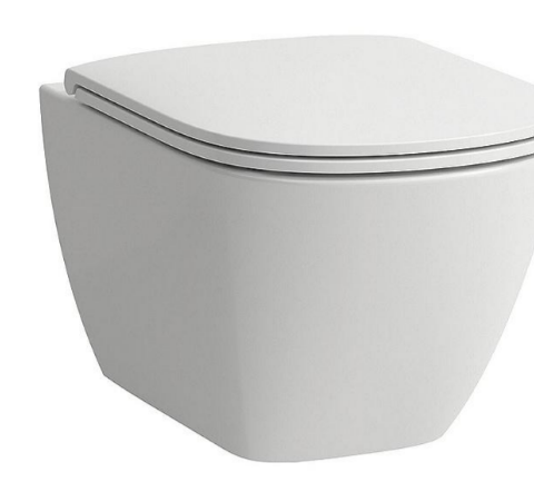 Combi-Pack Laufen Lua Spülrandlos, Verdeckte Befestigung, SoftClose, Weiß