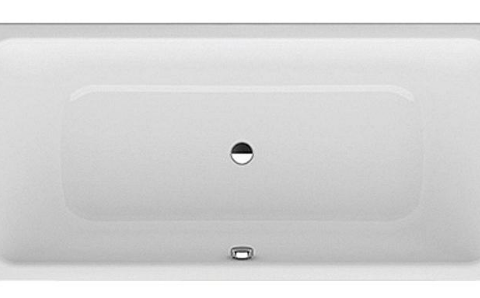 Badewanne Elunos 1700x450x750 Mm Inhalt: 225 L Stahl-Emaille, Weiß