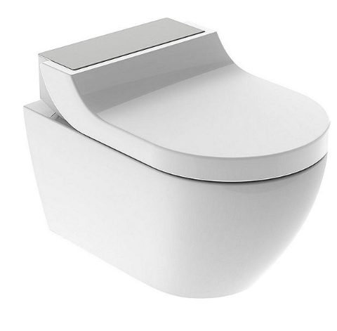 Dusch-WC Geberit AquaClean Tuma Comfort, Edelstahl Gebürstet