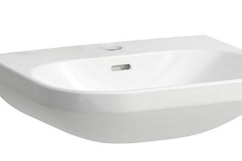 Waschtisch Laufen Lua 550x180x460mm, 1 Hahnloch, Mit Überlauf, Weiß