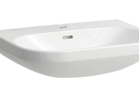 Waschtisch Laufen Lua 600x180x465mm, 1 Hahnloch, Mit Überlauf, Weiß